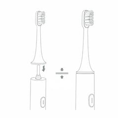 Elektriharjade otsad Oclean X/X Pro/Z1/F1/One/Air 2/SE, 2 tk, must (replacement) hind ja info | Elektrilised hambaharjad | kaup24.ee