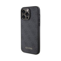 GUESS 4G Gold Logo для iPhone 15 Pro Max (6,7″) - Cерый цена и информация | Чехлы для телефонов | kaup24.ee