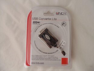 USB-kaabel Lindy Seriell Konverter Lite hind ja info | Mobiiltelefonide kaablid | kaup24.ee