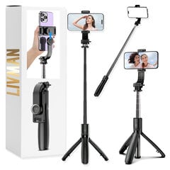 Selfipulk puldi ja statiiviga LIVMAN L21 hind ja info | Selfie sticks | kaup24.ee