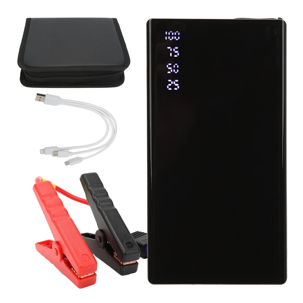 20000mAh kiirstarter 600A tipp-avariitoitepanga USB-port koos LED-valgustusega 12V autodele, mootorratastele, ATV-dele, maasturitele hind ja info | Starterid | kaup24.ee