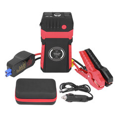 Universal Car Jump Starter 600A Peak 26800mAh multifunktsionaalne Duel USB hädaabiaku starter mobiiltelefoni juhtmevaba kiirlaadimisega hind ja info | Starterid | kaup24.ee