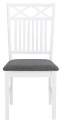 Комплект из 2-х стульев Flik, белый/серый цена и информация | Стулья для кухни и столовой | kaup24.ee