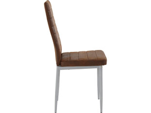 2-tooli komplekt Kate, pruun hind ja info | Söögilaua toolid, köögitoolid | kaup24.ee