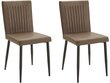 2-tooli komplekt Fonta, pruun цена и информация | Söögilaua toolid, köögitoolid | kaup24.ee
