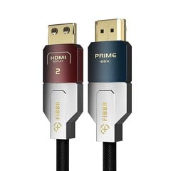 Кабель HDMI FIBBR 8K, 48 Гбит/с, 8K 60 Гц, 4K 120 Гц/144 Гц, HDR 20 м цена и информация | Кабели и провода | kaup24.ee