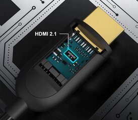 Кабель HDMI huaham H007, 20 м, 48 Гбит/с, HDMI 2.1 8K при 60 Гц 4K при 120 Гц цена и информация | Кабели и провода | kaup24.ee