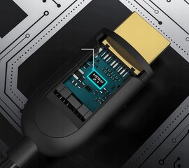 Оптоволоконный кабель HDMI huaham 8K, 10 м, 48 Гбит/с цена и информация | Кабели и провода | kaup24.ee