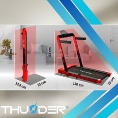 Elektriline jooksulint Thunder Race-Red цена и информация | Беговые дорожки | kaup24.ee