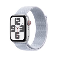 Apple Watch SE GPS + Cellular 40mm Silver Aluminium Case with Blue Cloud Sport Loop MXGE3ET/A hind ja info | Nutikellad (smartwatch) | kaup24.ee