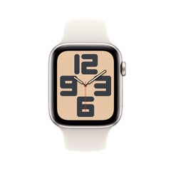 Apple Watch SE 3 GPS + Cellular 40mm Starlight Aluminium Case with Starlight Sport Band цена и информация | Смарт-часы (smartwatch) | kaup24.ee