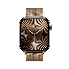 Apple Watch Series 10 GPS + Cellular 46mm Gold Titanium Case with Gold Milanese Loop - M/L MX003ET/A hind ja info | Nutikellad (smartwatch) | kaup24.ee