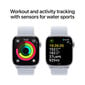 Apple Watch Series 10 GPS + Cellular 42mm Silver Aluminium Case with Blue Cloud Sport Loop MWX53ET/A цена и информация | Nutikellad (smartwatch) | kaup24.ee