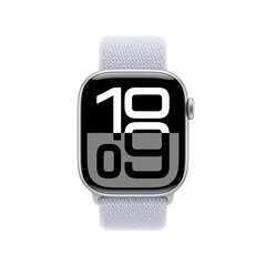 Apple Watch Series 10 GPS + Cellular 42mm Silver Aluminium Case with Blue Cloud Sport Loop MWX53ET/A hind ja info | Nutikellad (smartwatch) | kaup24.ee