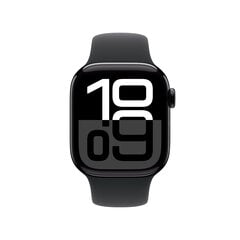 Apple Watch Series 10 GPS + Cellular 42mm Jet Black Aluminium Case with Black Sport Band - S/M MWX63ET/A hind ja info | Nutikellad (smartwatch) | kaup24.ee