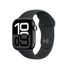 Apple Watch Series 10 GPS + Cellular 42mm Jet Black Aluminium Case with Black Sport Band - S/M MWX63ET/A hind ja info | Nutikellad (smartwatch) | kaup24.ee