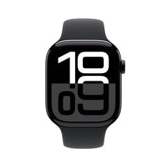 Apple Watch Series 10 GPS 46mm Jet Black Aluminium Case with Black Sport Band - S/M MWWP3ET/A цена и информация | Смарт-часы (smartwatch) | kaup24.ee