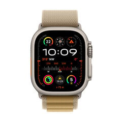 Apple Watch Ultra 2 GPS + Cellular 49mm Natural Titanium Case with Tan Alpine Loop - Small MX4E3EL/A hind ja info | Nutikellad (smartwatch) | kaup24.ee