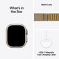 Apple Watch Ultra 2 GPS + Cellular 49mm Natural Titanium Case with Tan Alpine Loop - Large MX4H3EL/A цена и информация | Nutikellad (smartwatch) | kaup24.ee