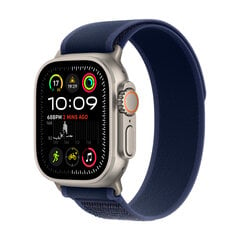 Apple Watch Ultra 2 GPS + Cellular 49mm Natural Titanium Case with Blue Trail Loop - M/L MX4L3EL/A цена и информация | Смарт-часы (smartwatch) | kaup24.ee