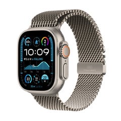 Apple Watch Ultra 2 GPS + Cellular 49mm Natural Titanium Case with Natural Titanium Milanese Loop - S MX4M3EL/A hind ja info | Nutikellad (smartwatch) | kaup24.ee