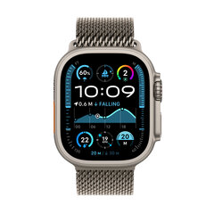 Apple Watch Ultra 2 GPS + Cellular 49mm Natural Titanium Case with Natural Titanium Milanese Loop - S MX4M3EL/A hind ja info | Nutikellad (smartwatch) | kaup24.ee