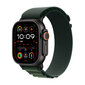 Apple Watch Ultra 2 GPS + Cellular 49mm Black Titanium Case with Dark Green Alpine Loop - Small MX4Q3EL/A hind ja info | Nutikellad (smartwatch) | kaup24.ee