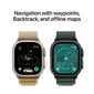 Apple Watch Ultra 2 GPS + Cellular 49mm Black Titanium Case with Dark Green Alpine Loop - Large MX4T3EL/A цена и информация | Nutikellad (smartwatch) | kaup24.ee