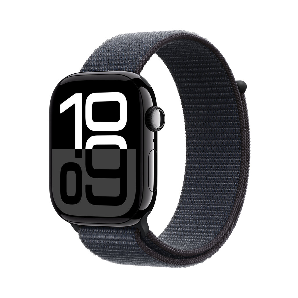 Apple Watch Series 10 GPS + Cellular 46mm Jet Black Aluminium Case with Ink Sport Loop MWY53ET/A hind ja info | Nutikellad (smartwatch) | kaup24.ee