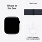 Apple Watch Series 10 GPS + Cellular 46mm Jet Black Aluminium Case with Ink Sport Loop MWY53ET/A цена и информация | Nutikellad (smartwatch) | kaup24.ee