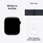 Apple Watch Series 10 GPS 42mm Jet Black Aluminium Case with Ink Sport Loop MWWG3ET/A hind ja info | Nutikellad (smartwatch) | kaup24.ee