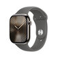 Apple Watch Series 10 GPS + Cellular 46mm Natural Titanium Case with Stone Grey Sport Band - M/L MWYA3ET/A цена и информация | Nutikellad (smartwatch) | kaup24.ee