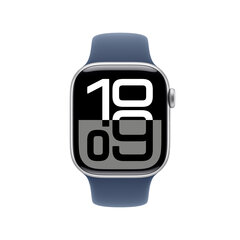 Apple Watch Series 10 GPS + Cellular 42mm Silver Aluminium Case with Denim Sport Band - M/L MWX43ET/A hind ja info | Nutikellad (smartwatch) | kaup24.ee