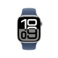 Apple Watch Series 10 GPS + Cellular 42mm Silver Aluminium Case with Denim Sport Band - M/L MWX43ET/A цена и информация | Nutikellad (smartwatch) | kaup24.ee