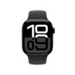 Apple Watch Series 10 GPS 42mm Jet Black Aluminium Case with Black Sport Band - M/L MWWF3ET/A цена и информация | Nutikellad (smartwatch) | kaup24.ee