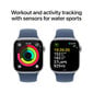 Apple Watch Series 10 GPS 42mm Silver Aluminium Case with Denim Sport Band - M/L MWWC3ET/A цена и информация | Nutikellad (smartwatch) | kaup24.ee