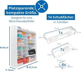 Шкаф для лекарств Weinberger цена и информация | Mедицинский уход | kaup24.ee