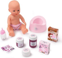 Кукла с кроваткой 2 in 1 Smoby Baby Nurse цена и информация | Drewniana Wieża Piramida Kura Nakładanie Kolorowych Kwadratów LD-15 15276 | kaup24.ee