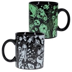 The Nightmare Before Christmas - Glow in the Dark Mug XL цена и информация | Атрибутика для игроков | kaup24.ee