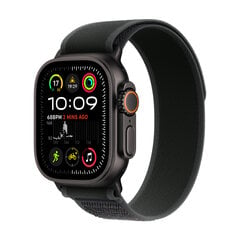 Apple Watch Ultra 2 GPS + Cellular 49mm Black Titanium Case with Black Trail Loop - S/M MX4U3EL/A цена и информация | Смарт-часы (smartwatch) | kaup24.ee