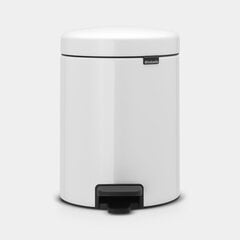 Brabantia мусорное ведро NewIcon, 5 л, белое цена и информация | Мусорные ящики с креплением на двери | kaup24.ee