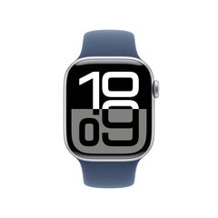 Apple Watch Series 10 GPS + Cellular 42mm Silver Aluminium Case with Denim Sport Band - S/M MWX33ET/A hind ja info | Nutikellad (smartwatch) | kaup24.ee