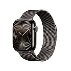 Apple Watch Series 10 GPS + Cellular 42mm Slate Titanium Case with Slate Milanese Loop MX053ET/A цена и информация | Смарт-часы (smartwatch) | kaup24.ee