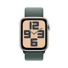 Apple Watch SE GPS 40mm Starlight Aluminium Case with Lake Green Sport Loop MXEH3ET/A hind ja info | Nutikellad (smartwatch) | kaup24.ee