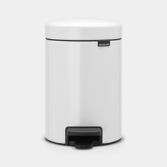 Brabantia мусорное ведро NewIcon, 3 л, белое цена и информация | Мусорные ящики с креплением на двери | kaup24.ee