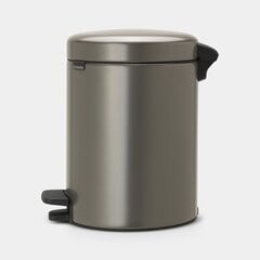 Brabantia мусорное ведро NewIcon, 5 л, серый цена и информация | Мусорные баки | kaup24.ee