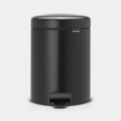 Brabantia мусорный бак NewIcon, 5 л, черный цена и информация | Мусорные баки | kaup24.ee