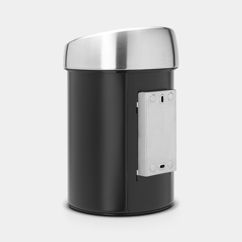 Prügikast Touch Bin®, 3L, matt must, Brabantia hind ja info | Prügikastid | kaup24.ee