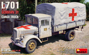 Miniart - Opel Blitz L701 German 3t Cargo Truck, 1/35, 35450 цена и информация | Склеиваемые модели | kaup24.ee