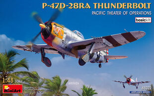 Liimitav mudel MiniArt 48022 P-47D-28RA Thunderbolt Pacific Theater of Operations 1/48 hind ja info | Liimitavad mudelid | kaup24.ee